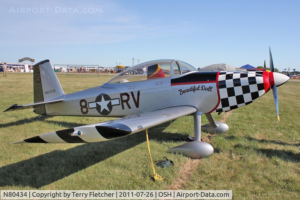 N80434, 2000 Vans RV-8 C/N 80434, 2000 King William Daniel RV-8, c/n: RV80434 at 2011 Oshkosh