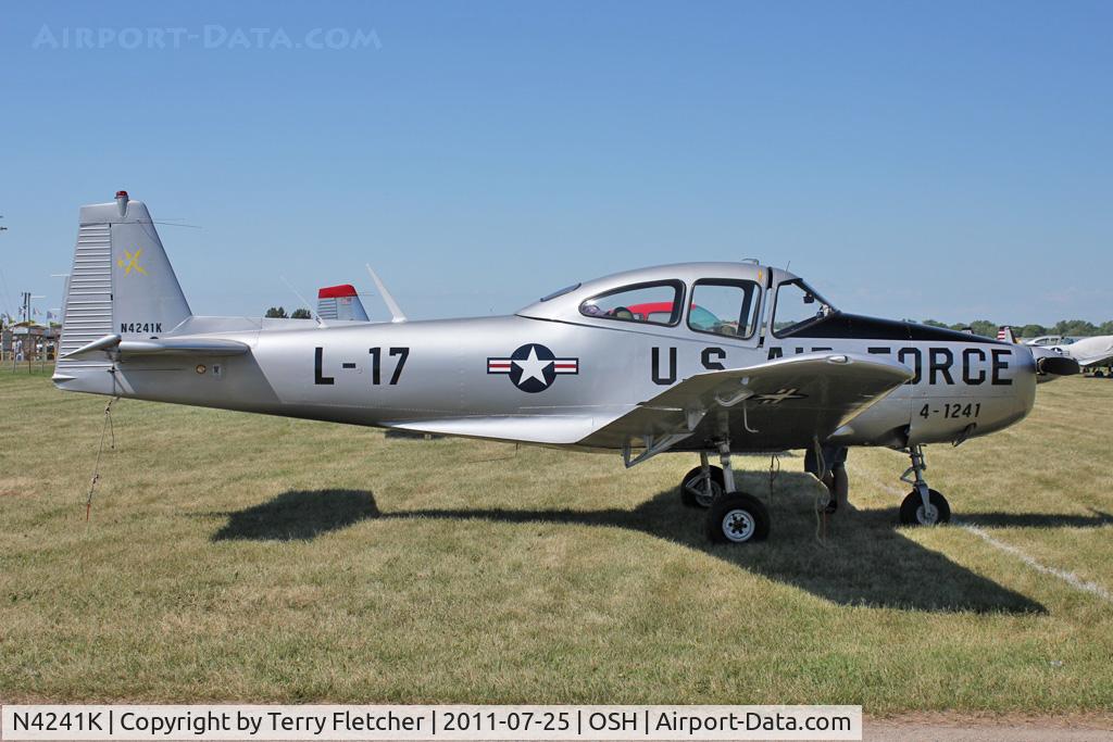 N4241K, 1948 Ryan Navion A C/N NAV-4-1241, 1948 Navion NAVION A, c/n: NAV-4-1241 at 2011 Oshkosh
