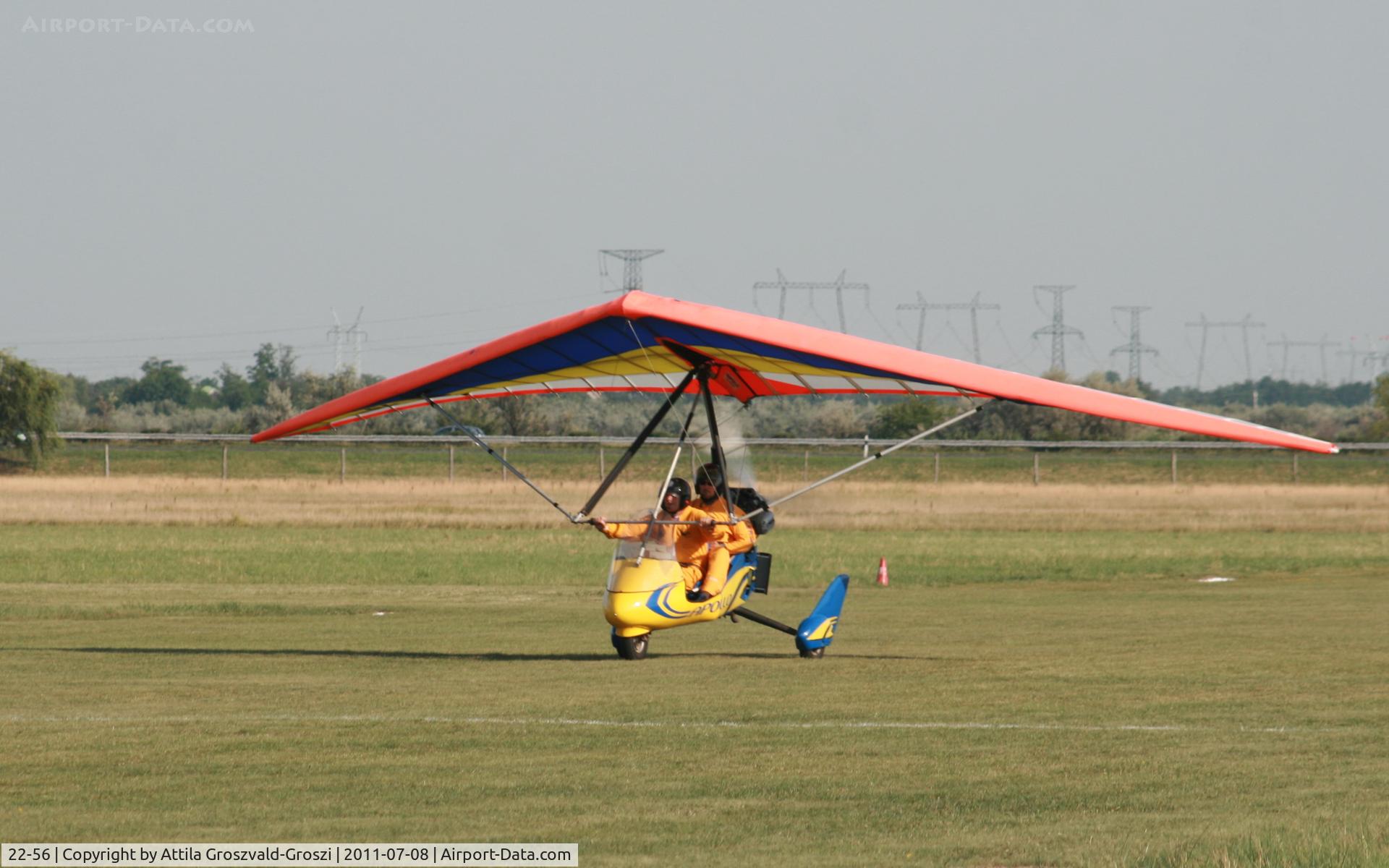22-56, Halley Apollo C-15D Delta Jet C/N 20120701/030909, Balatonfökajár Airfield - Hungary