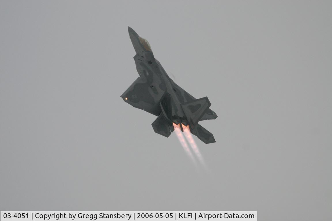 03-4051, 2003 Lockheed Martin F-22A Raptor C/N 4051, F-22 Raptor night demo was really awesome.