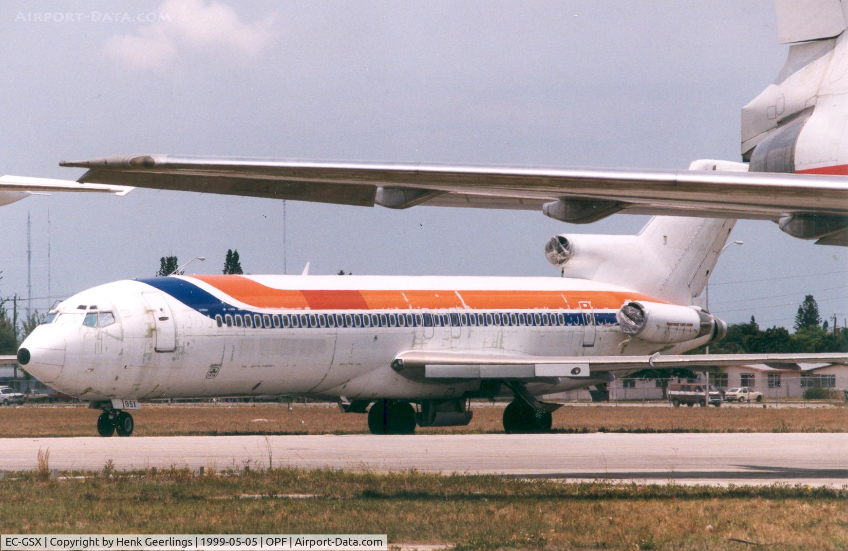 EC-GSX, 1972 Boeing 727-256 C/N 20594, ex Viasa