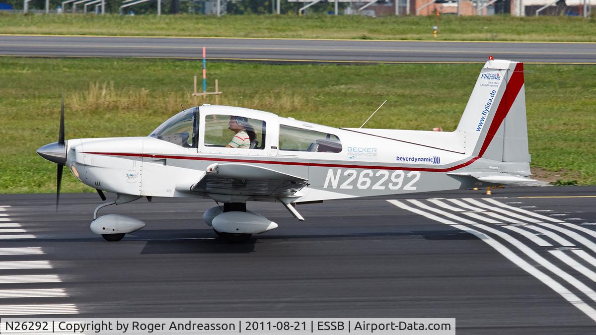 N26292, 1977 Grumman American AA-5A Cheetah C/N AA5A0508, Nice visitor