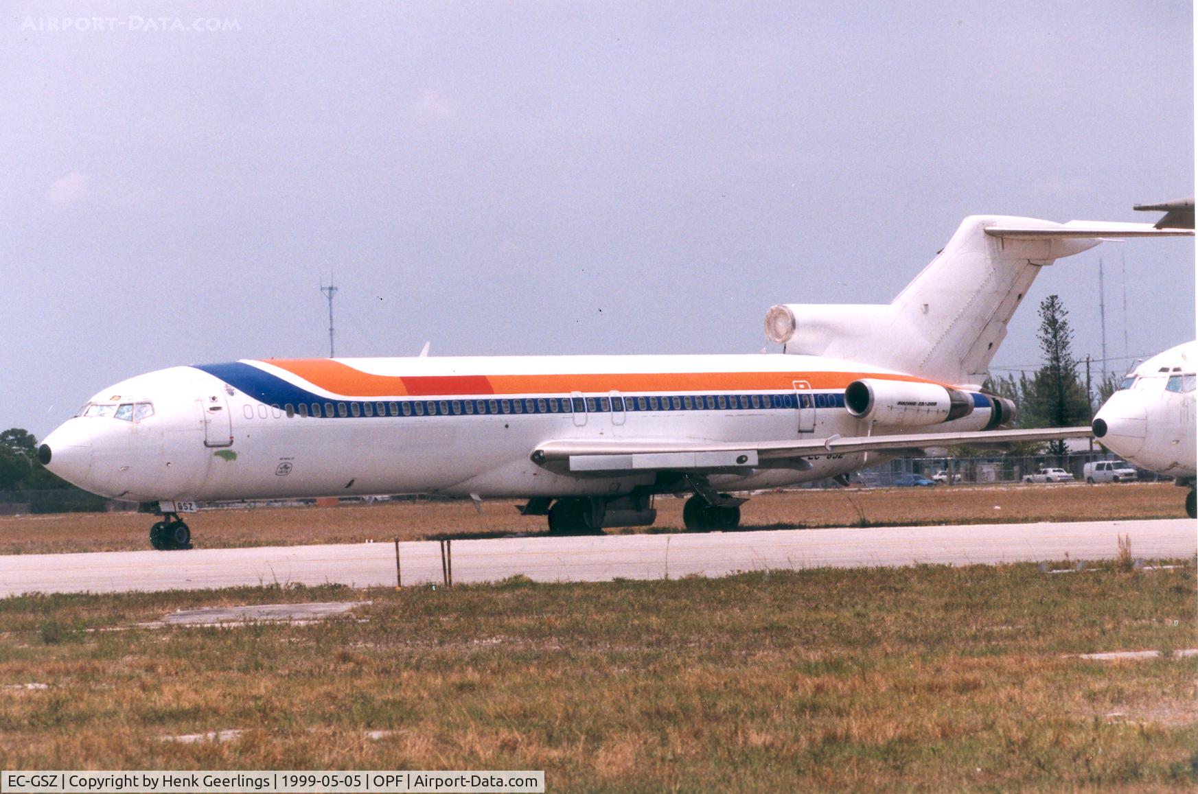 EC-GSZ, 1972 Boeing 727-256 C/N 20599, ex Iberia & Viasa
