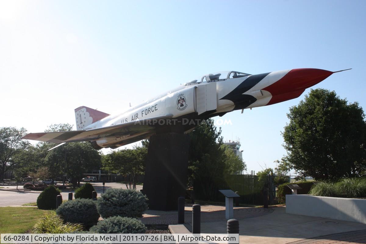 66-0284, 1966 McDonnell F-4E Phantom II C/N 2234, F-4E Cleveland Ohio - never flew for Thunderbirds