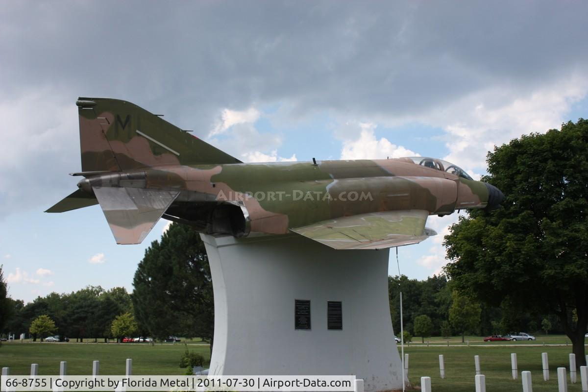 66-8755, 1966 McDonnell F-4D Phantom II C/N 2586, F-4D on post Freedom Hill Park Sterling Heights MI