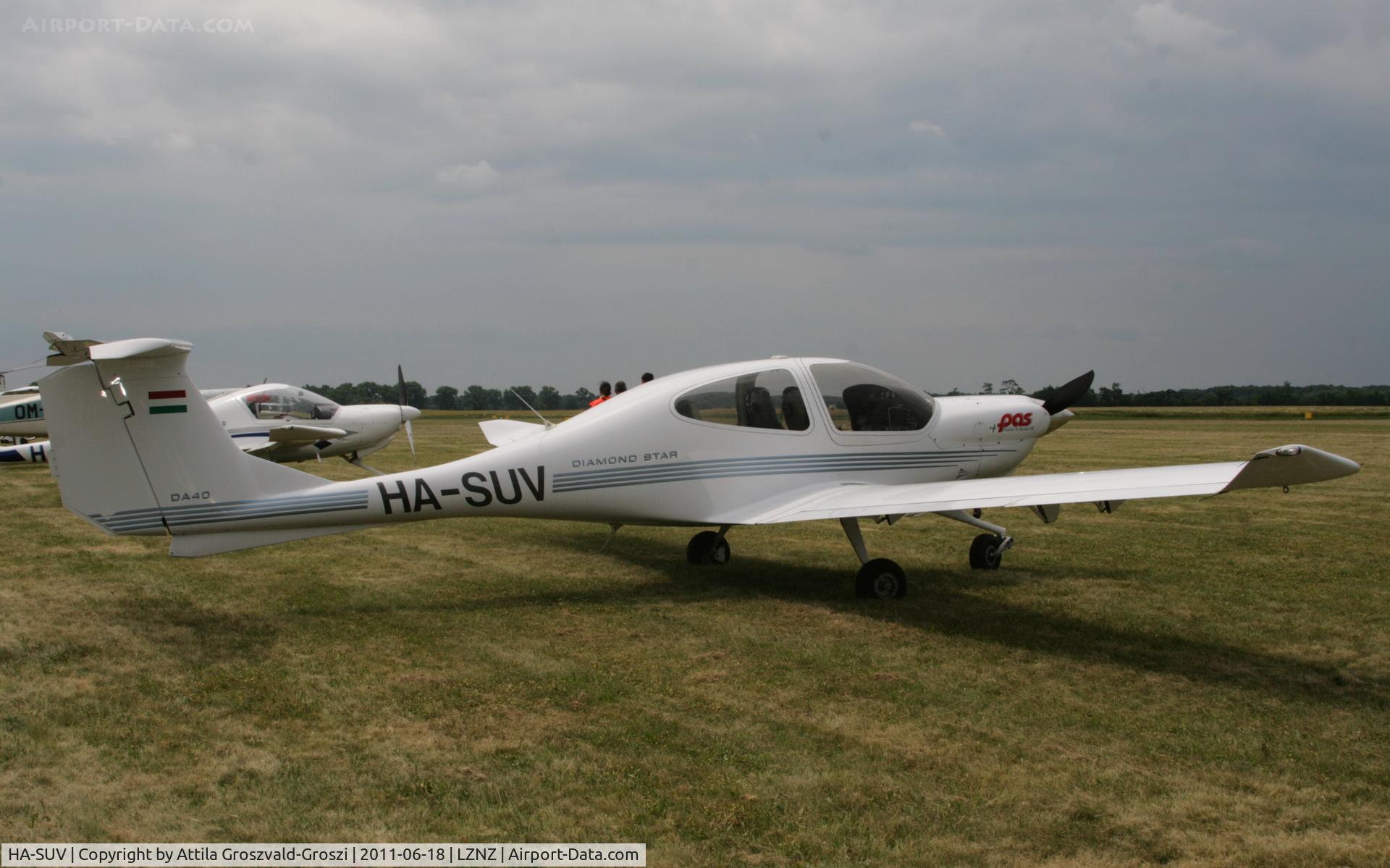 HA-SUV, 2005 Diamond DA-40 Diamond Star C/N 40.505, Nové Zámky Airport - Slovakia