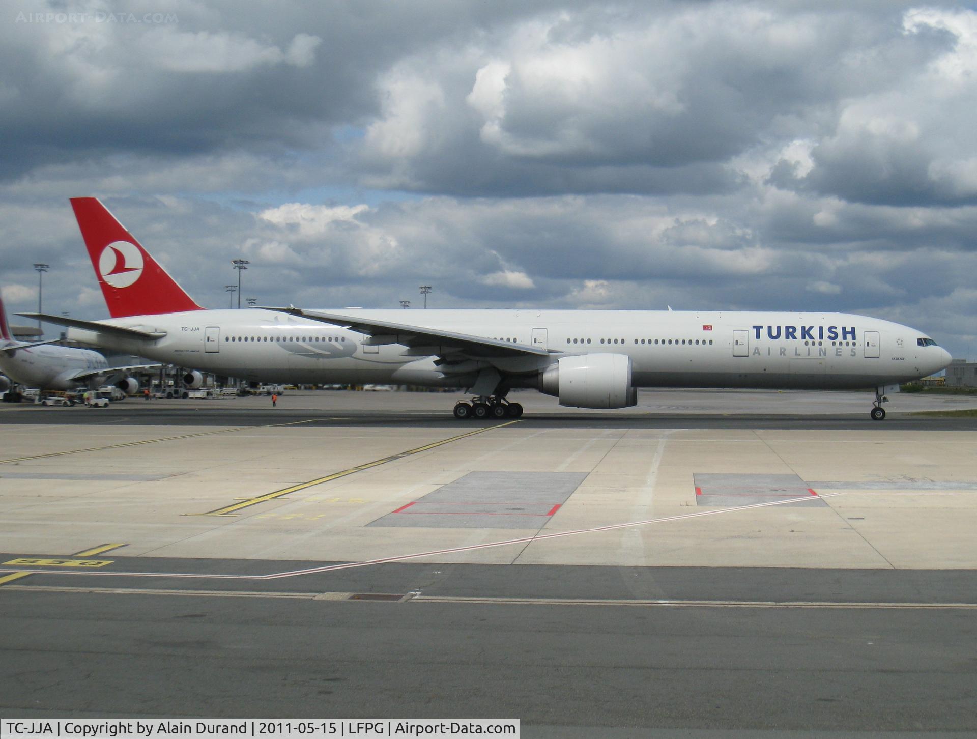 TC-JJA, 2007 Boeing 777-35R/ER C/N 35160, Named Akdeniz, this particular 777 was leased from Jet Airways to Turkish from December 2008 until July 2011. Next airline is set to be Thai Airways as HS-TKS