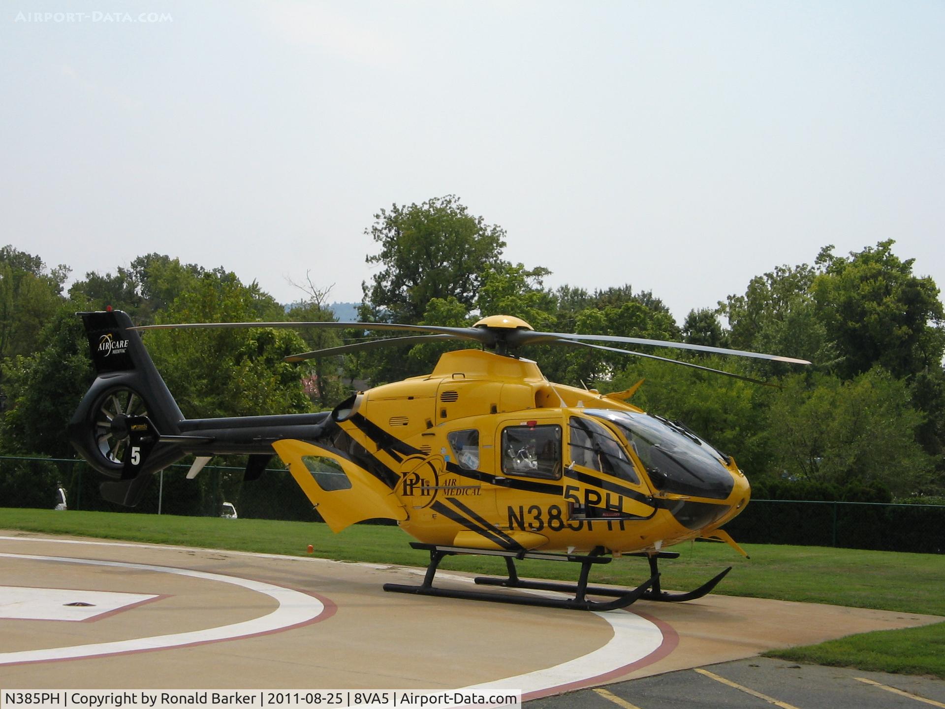 N385PH, 2008 Eurocopter EC-135P-2+ C/N 0670, UVA Hospital
