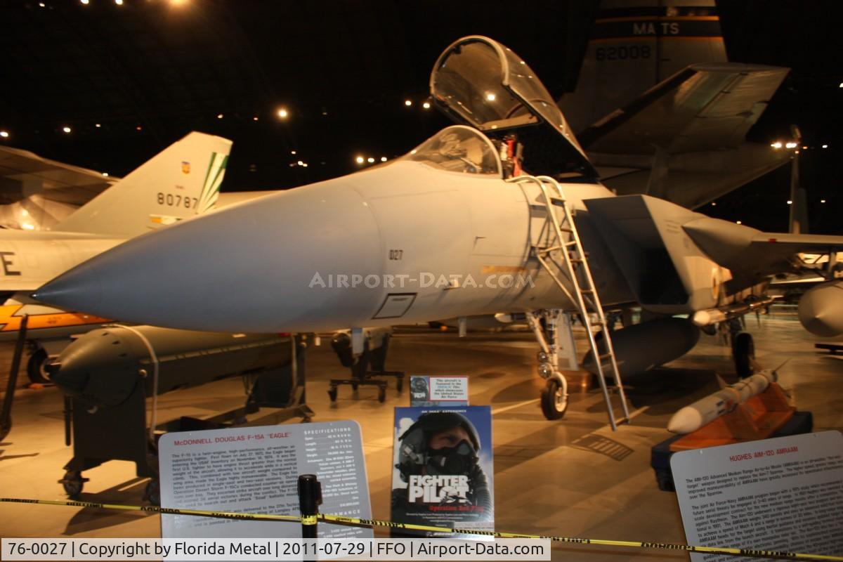 76-0027, 1976 McDonnell Douglas F-15A Eagle C/N 0207/A179, F-15A