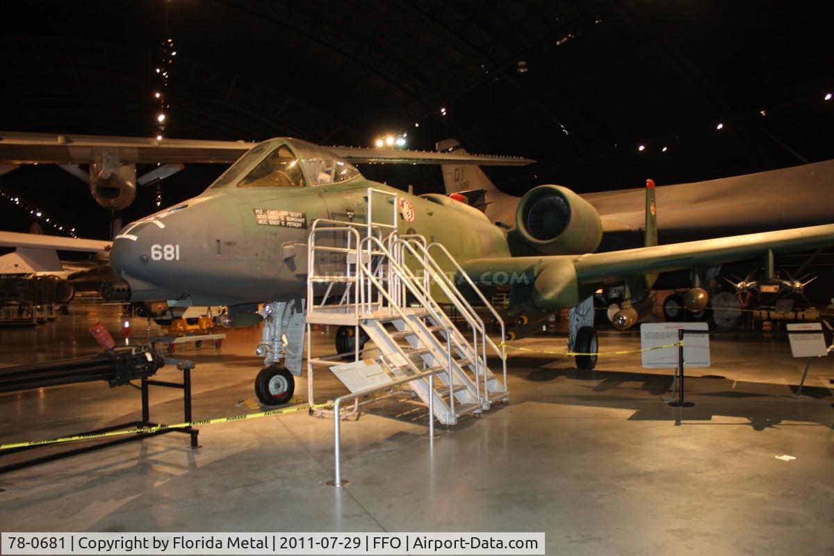 78-0681, 1978 Fairchild Republic A-10A Thunderbolt II C/N A10-0301, A-10A Wart Hog