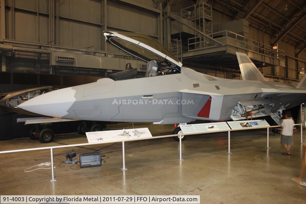 91-4003, 1992 Lockheed Martin F-22A Raptor C/N 4003, Raptor
