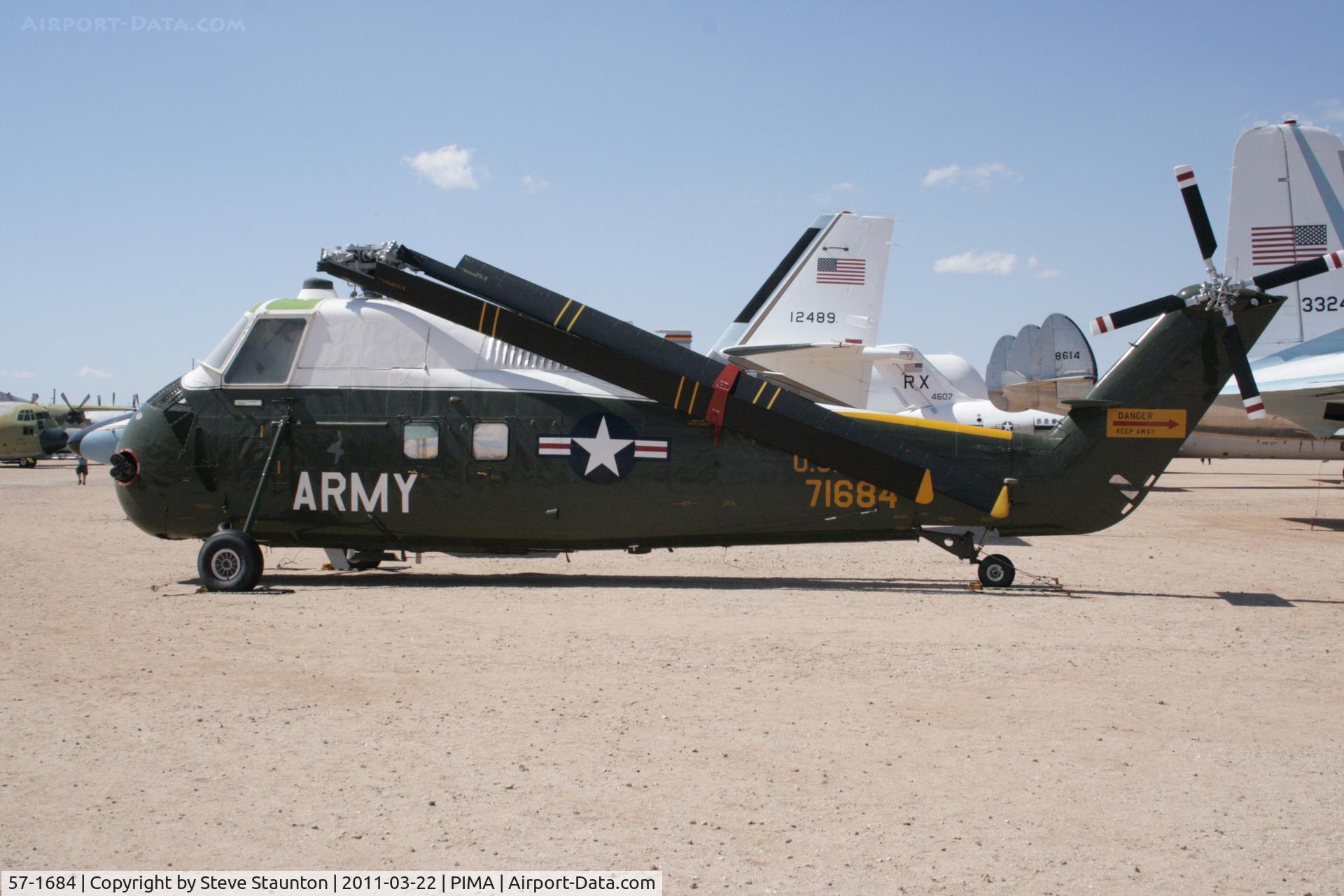 57-1684, 1957 Sikorsky VH-34D Choctaw C/N 58-790, Taken at Pima Air and Space Museum, in March 2011 whilst on an Aeroprint Aviation tour