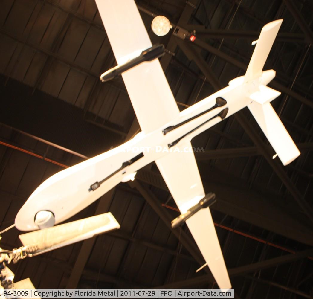 94-3009, General Atomics RQ-1K Predator C/N P-009, RQ-1K Predator.  Not a real aircraft, but a drone.