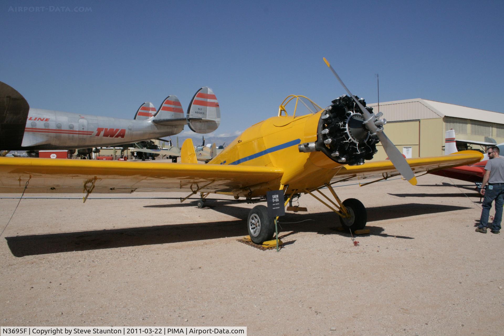 N3695F, 1959 Snow S2A C/N 1010, Taken at Pima Air and Space Museum, in March 2011 whilst on an Aeroprint Aviation tour