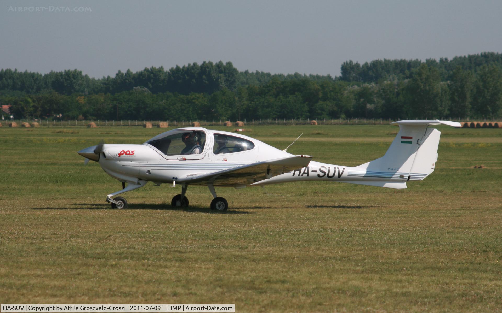 HA-SUV, 2005 Diamond DA-40 Diamond Star C/N 40.505, Matko Airport - Matko-Puszta, Hungary