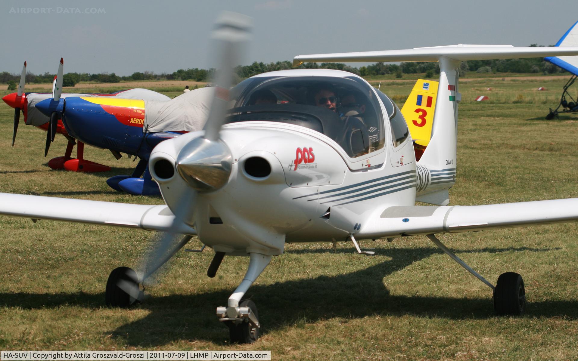 HA-SUV, 2005 Diamond DA-40 Diamond Star C/N 40.505, Matko Airport - Matko-Puszta, Hungary