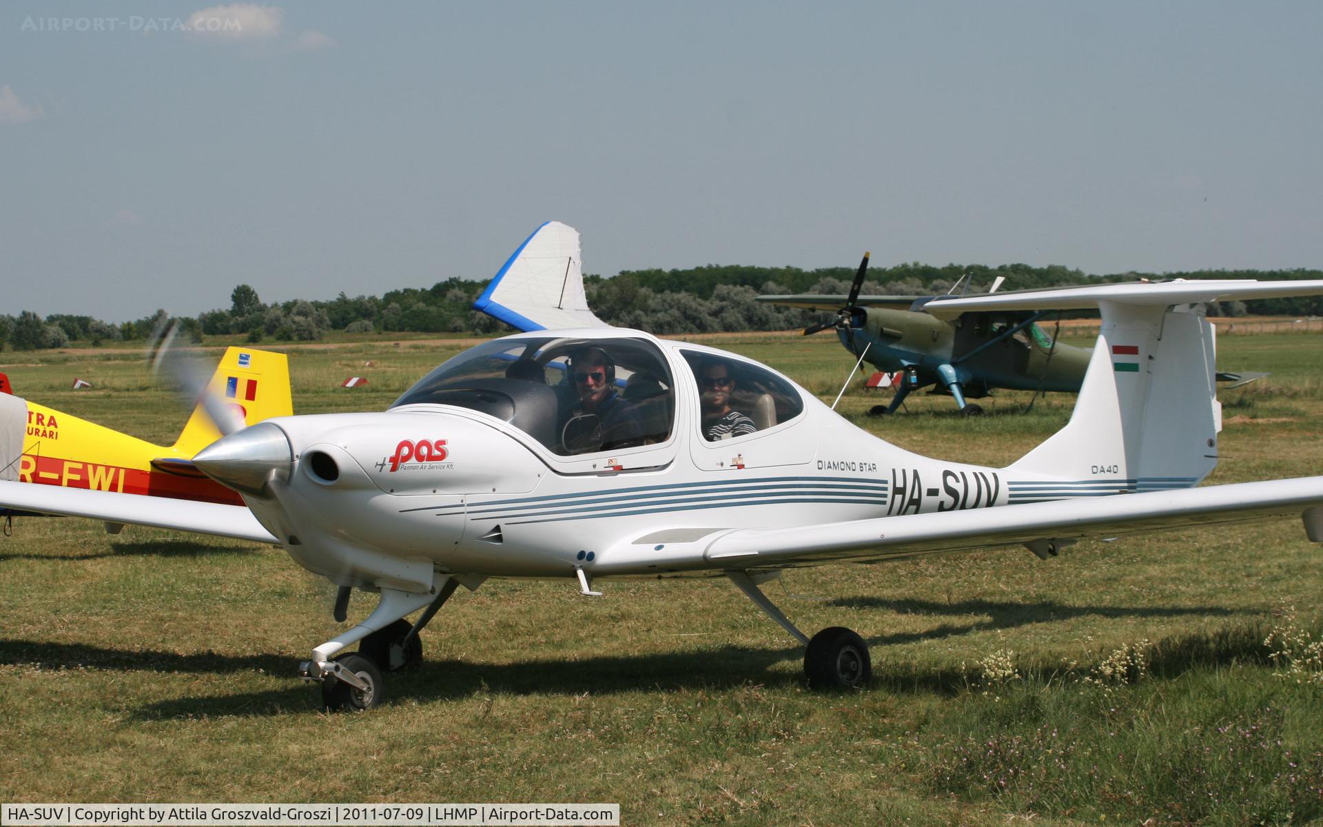 HA-SUV, 2005 Diamond DA-40 Diamond Star C/N 40.505, Matko Airport - Matko-Puszta, Hungary