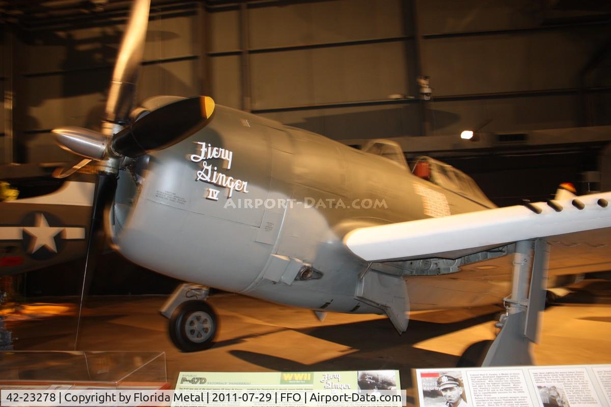 42-23278, 1942 Republic P-47D Thunderbolt C/N 42-23278/1029, lighting made this shot difficult despite using tripod
