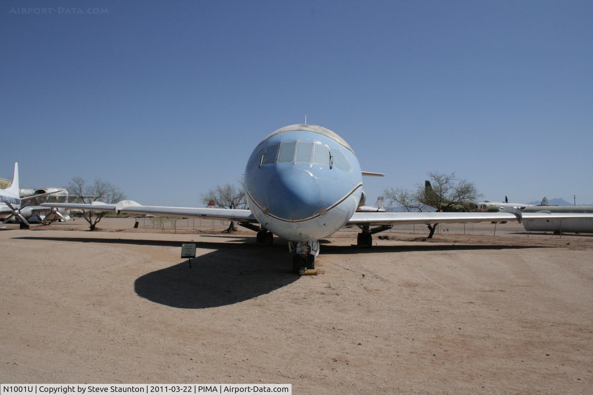 N1001U, 1961 Sud Aviation SE-210 Caravelle VI-R C/N 86, Taken at Pima Air and Space Museum, in March 2011 whilst on an Aeroprint Aviation tour