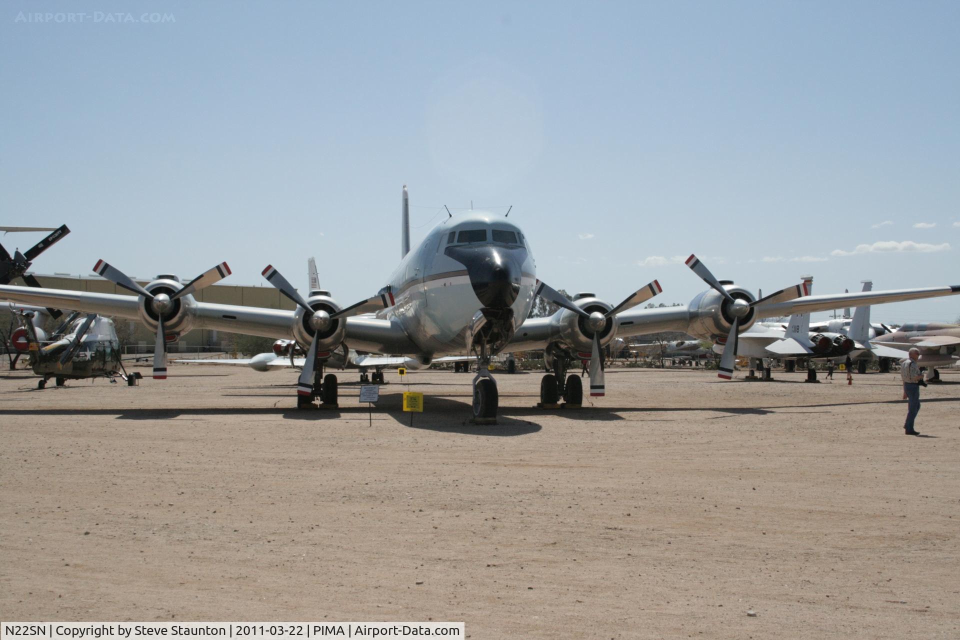 N22SN, 1954 Vickers Viscount 724 C/N 40, Taken at Pima Air and Space Museum, in March 2011 whilst on an Aeroprint Aviation tour