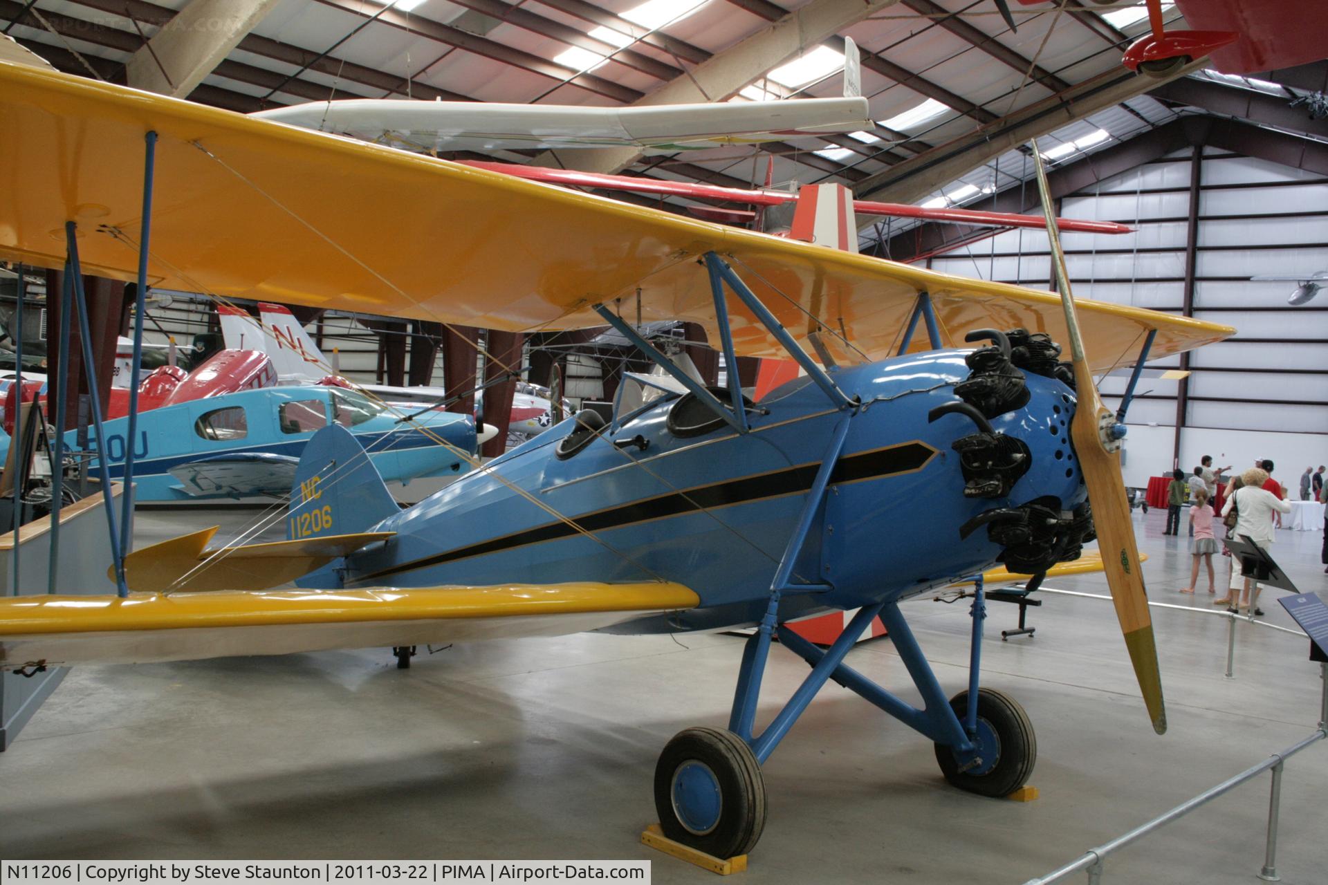 N11206, Waco RNF C/N 3392, Taken at Pima Air and Space Museum, in March 2011 whilst on an Aeroprint Aviation tour