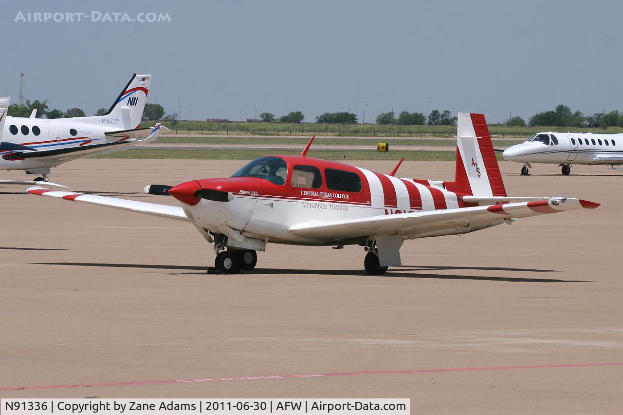 N91336, Mooney M20J 201 C/N 243221, At Alliance Airport - Fort Worth, TX