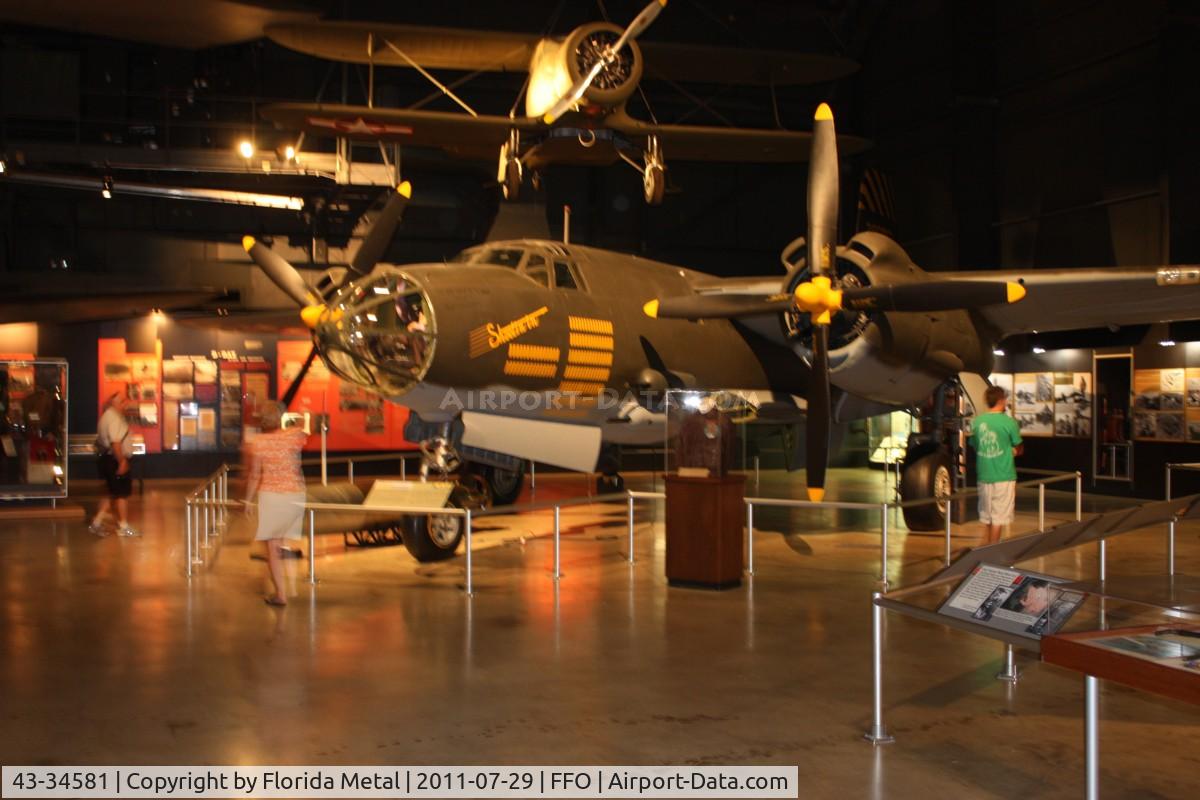 43-34581, 1943 Martin B-26G-11-MA Marauder C/N 8701, None of my B-26 pics came out the way I wanted to due to the darkness of the museum