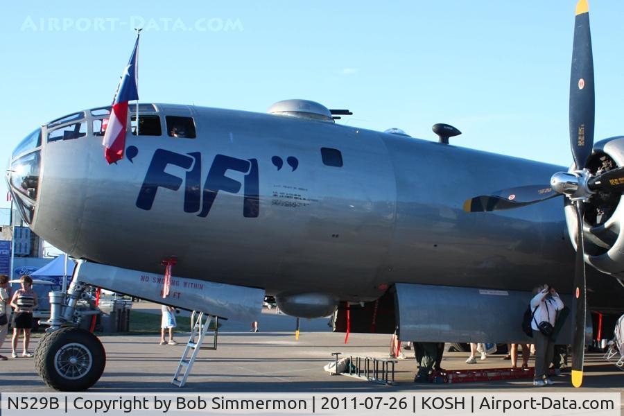 N529B, 1944 Boeing B-29A-60-BN Superfortress C/N 11547, On display at Airventure 2011.