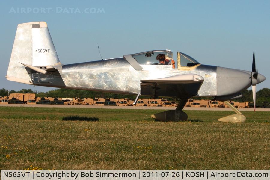 N565VT, Vans RV-9A C/N 91323, Departing Airventure 2011.