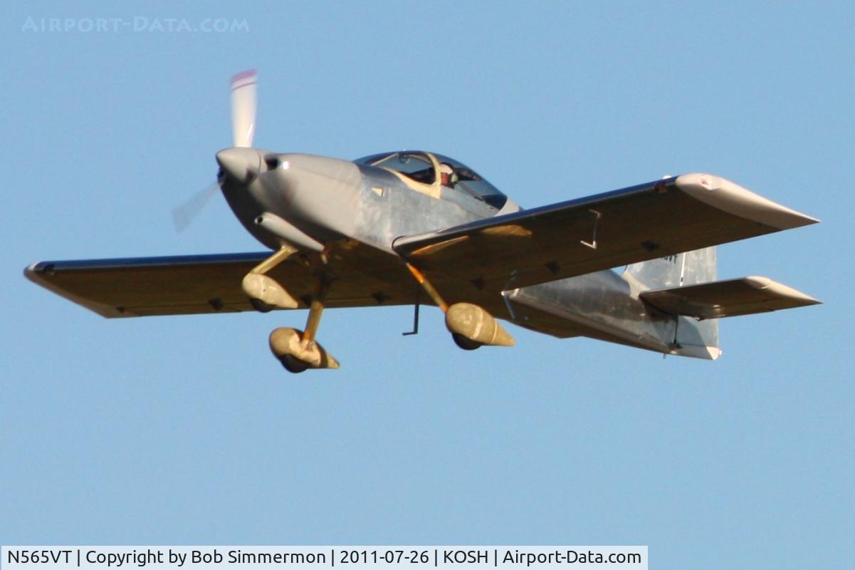 N565VT, Vans RV-9A C/N 91323, Departing Airventure 2011.