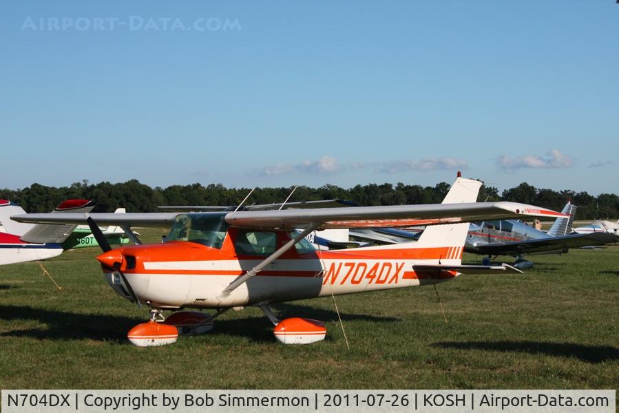 N704DX, 1976 Cessna 150M C/N 15078539, Airventure 2011.