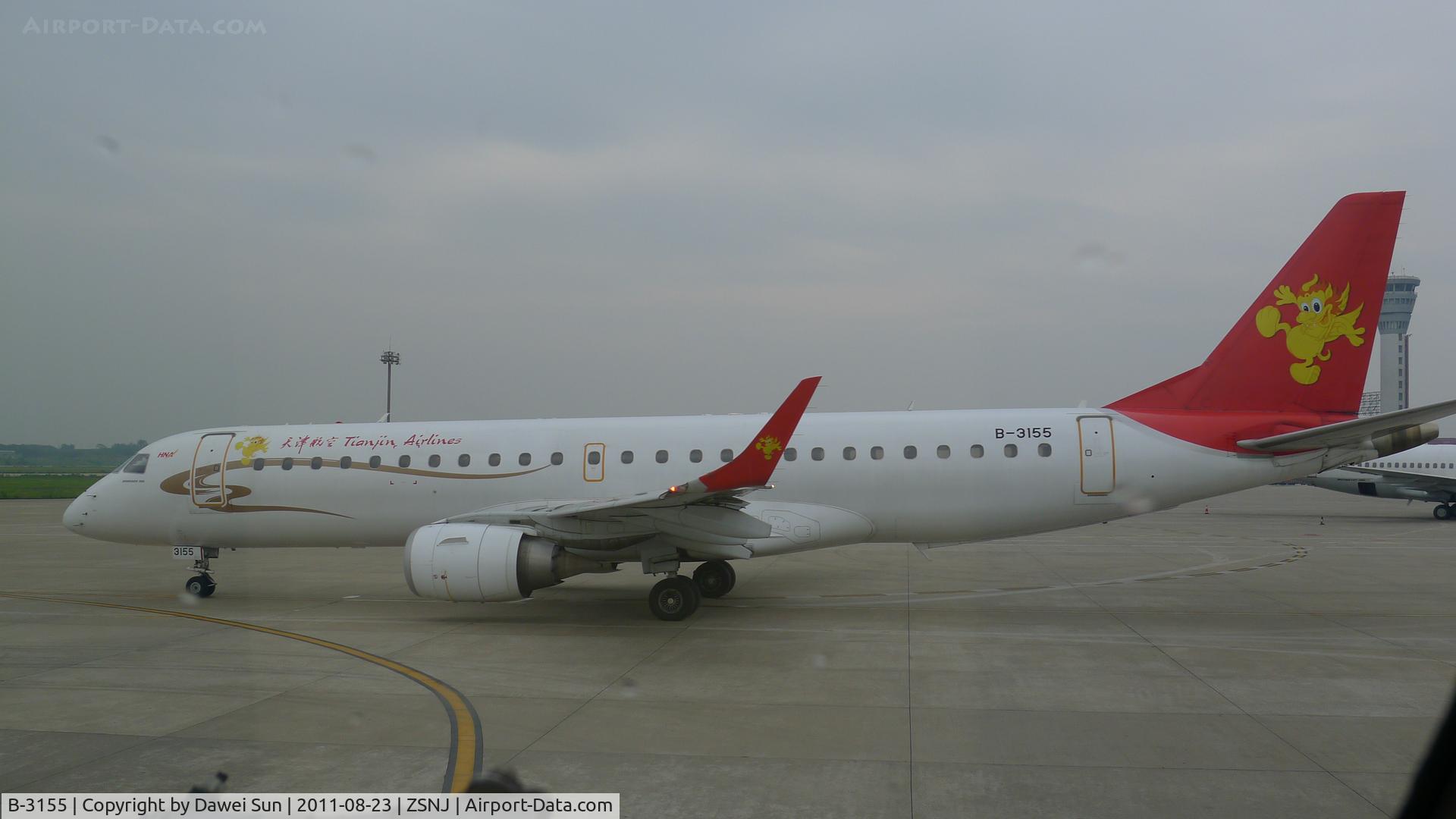 B-3155, 2009 Embraer 190LR (ERJ-190-100LR) C/N 19000293, B-3155