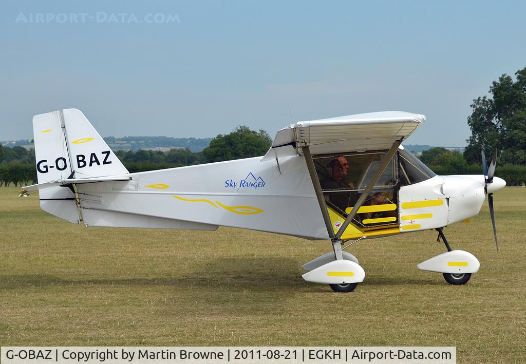 G-OBAZ, 2003 Best Off Skyranger 912(2) C/N BMAA/HB/322, SHOT AT HEADCORN