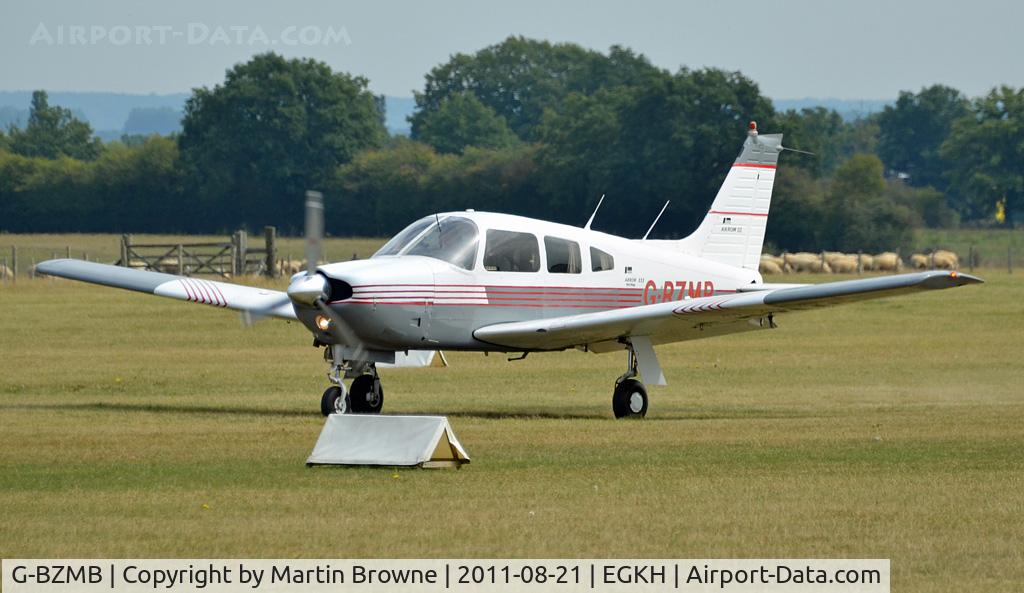 G-BZMB, 1978 Piper PA-28R-201 Cherokee Arrow III C/N 28R-7837144, SHOT AT HEADCORN