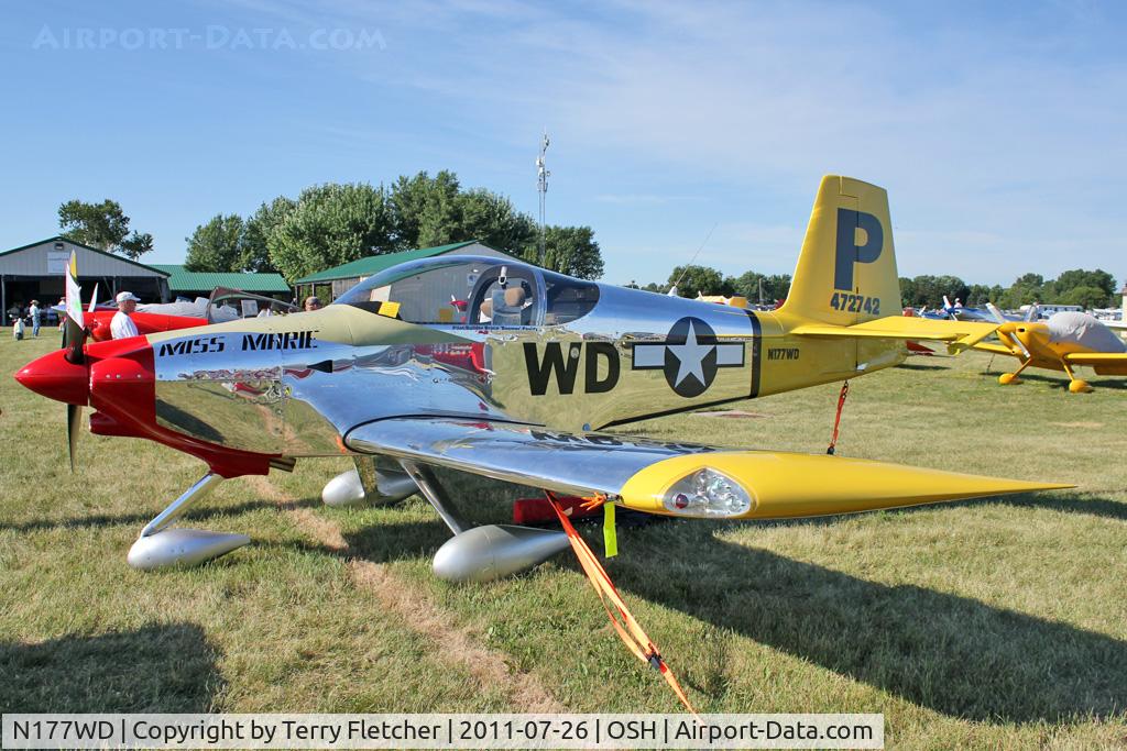 N177WD, Vans RV-7A C/N 72742, Pauley Bruce S VANS RV-7A, c/n: 72742
at 2011 Oshkosh