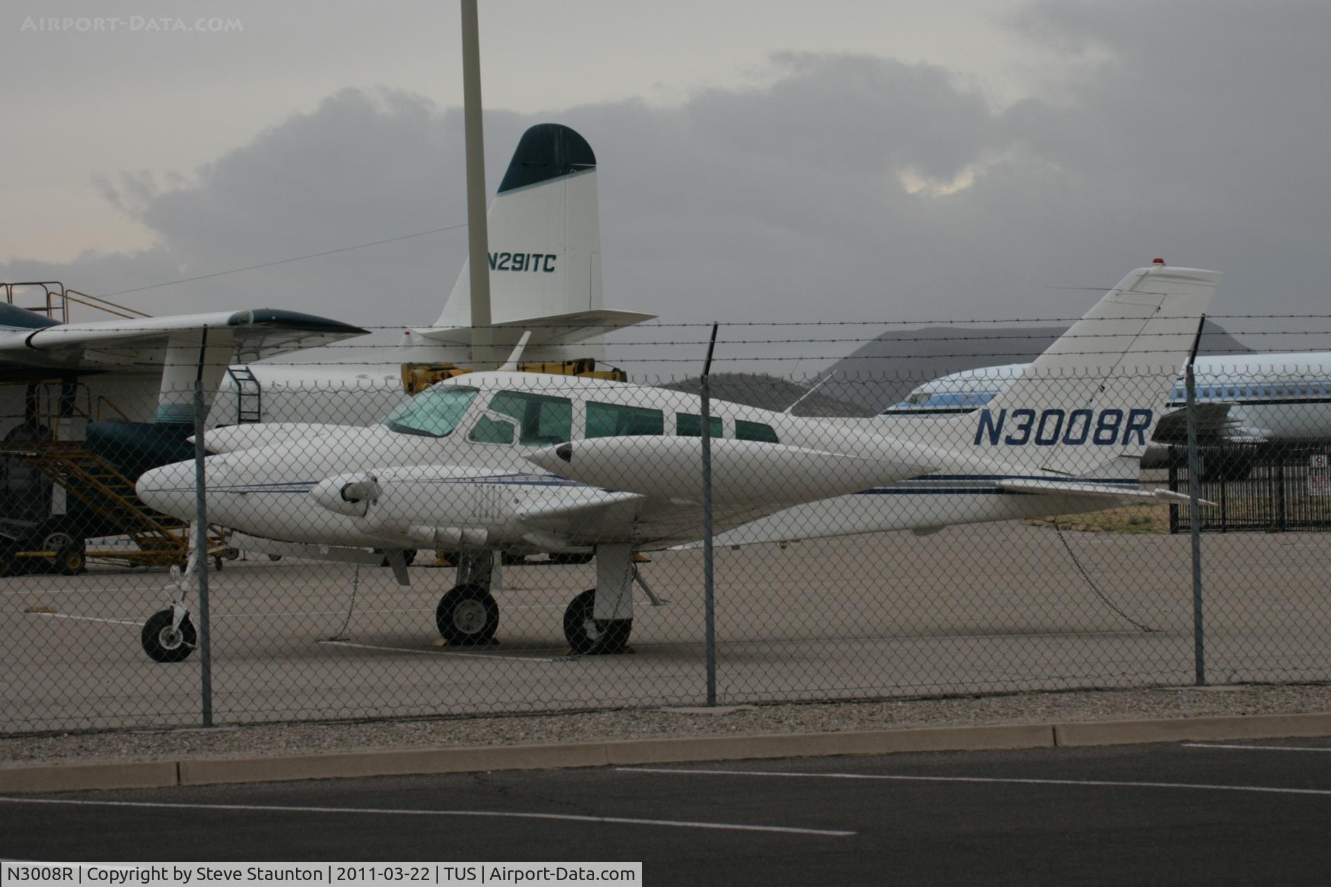 N3008R, 1962 Cessna 320A Skyknight C/N 320A0008, Taken at Tucson International Airport, in March 2011 whilst on an Aeroprint Aviation tour