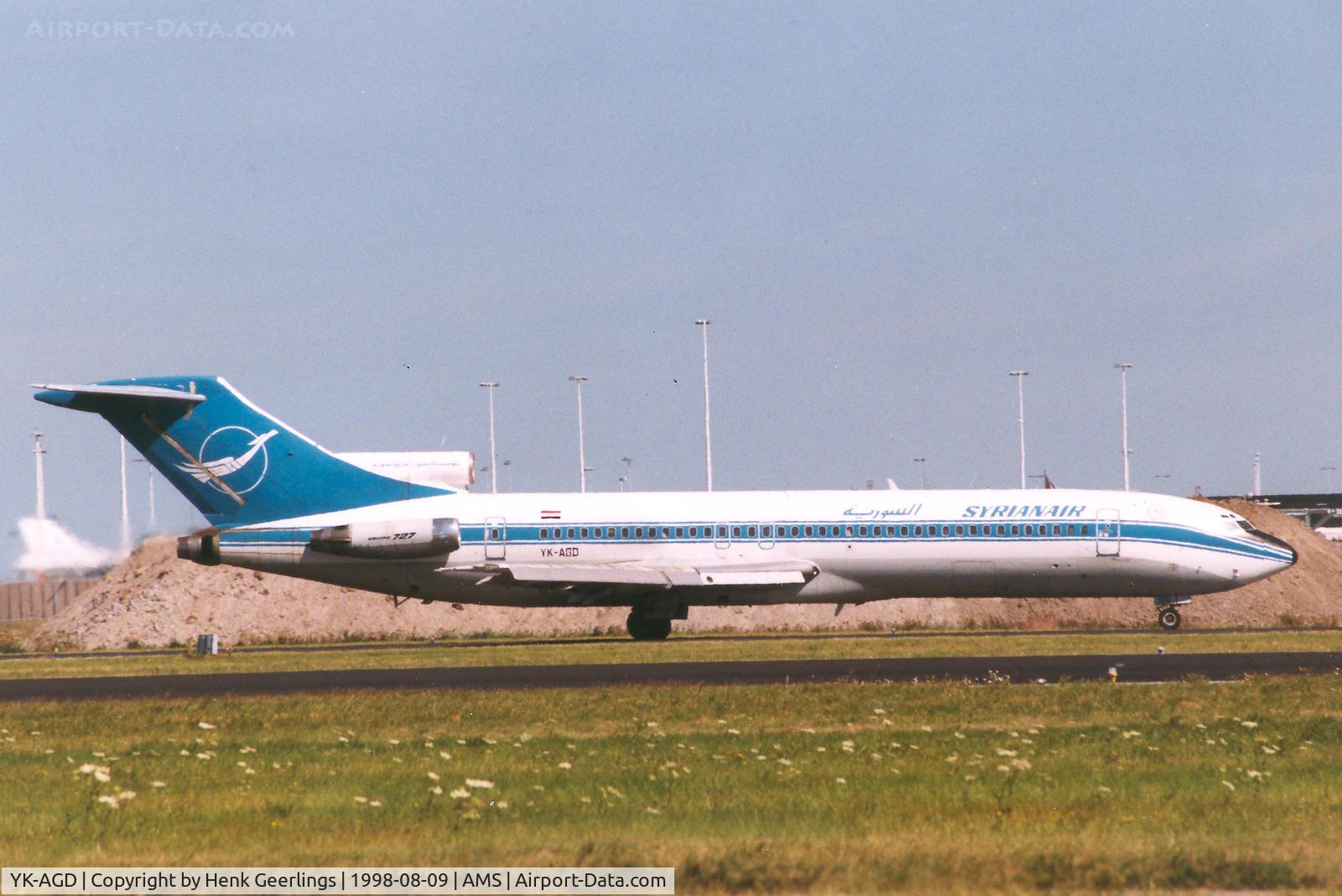 YK-AGD, 1980 Boeing 727-269 C/N 22360, Syrianair
