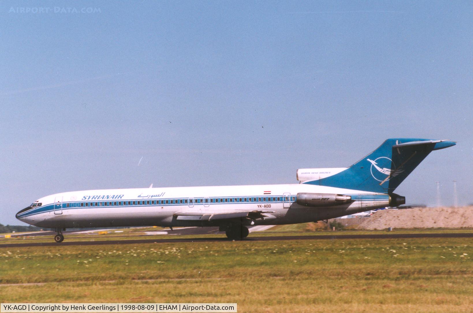YK-AGD, 1980 Boeing 727-269 C/N 22360, Syrianair