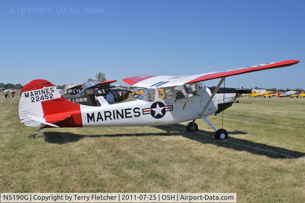 N5190G, 1951 Cessna 305A C/N 22452, 1951 Cessna 305A, c/n: 22452
at 2011 Oshkosh