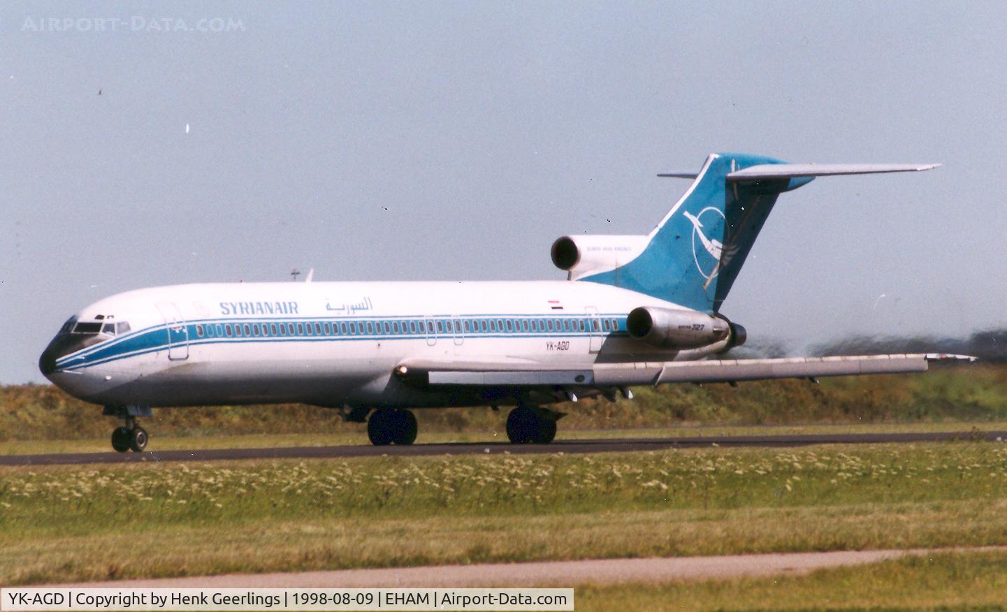 YK-AGD, 1980 Boeing 727-269 C/N 22360, Syrianair