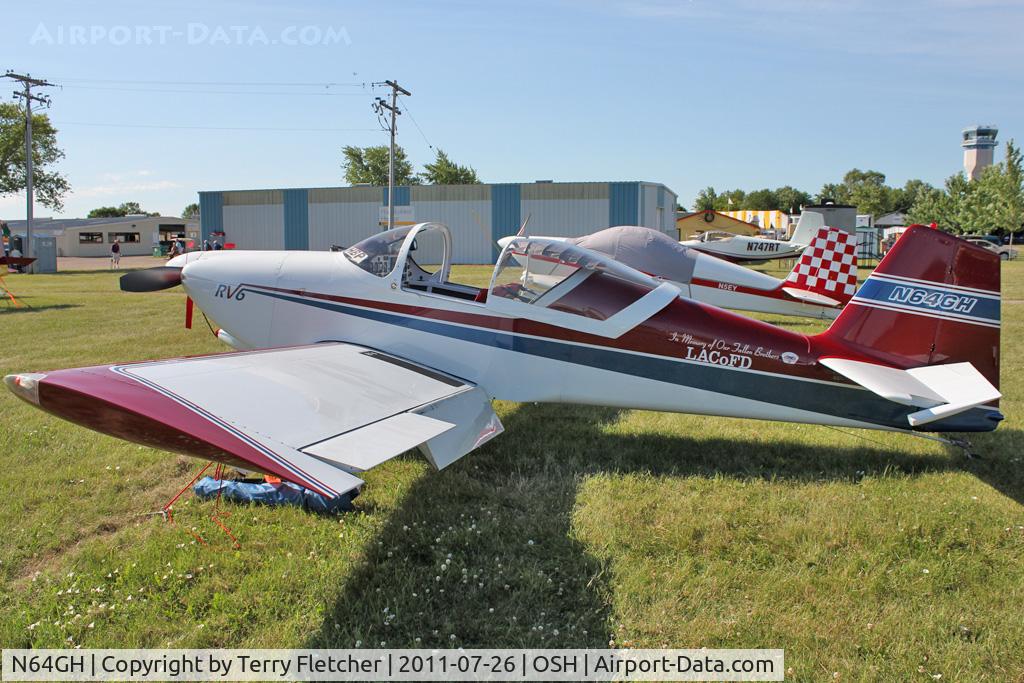N64GH, 2000 Vans RV-6 C/N 24683, 2000 Hart Gary S RV-6, c/n: 24683
at 2011 Oshkosh
