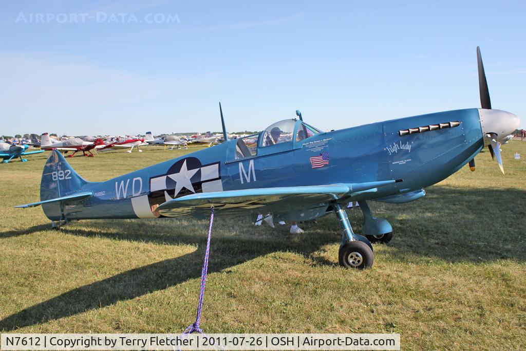 N7612, Supermarine Aircraft Spitfire Mk.26B C/N 077, Supermarine SPITFIRE MK 26B, c/n: 077 Replica at 2011 Oshkosh