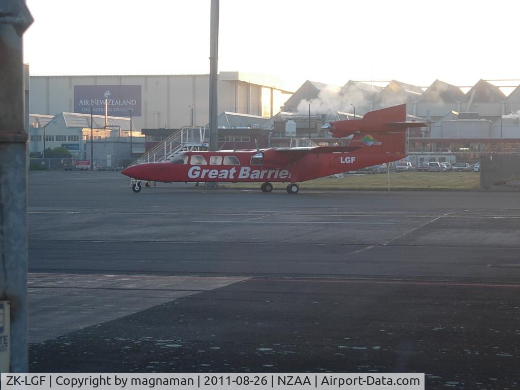 ZK-LGF, 1976 Britten-Norman BN-2A MK.III-2 Trislander C/N 1023, At Auckland awaiting first flight today - c/n 1023