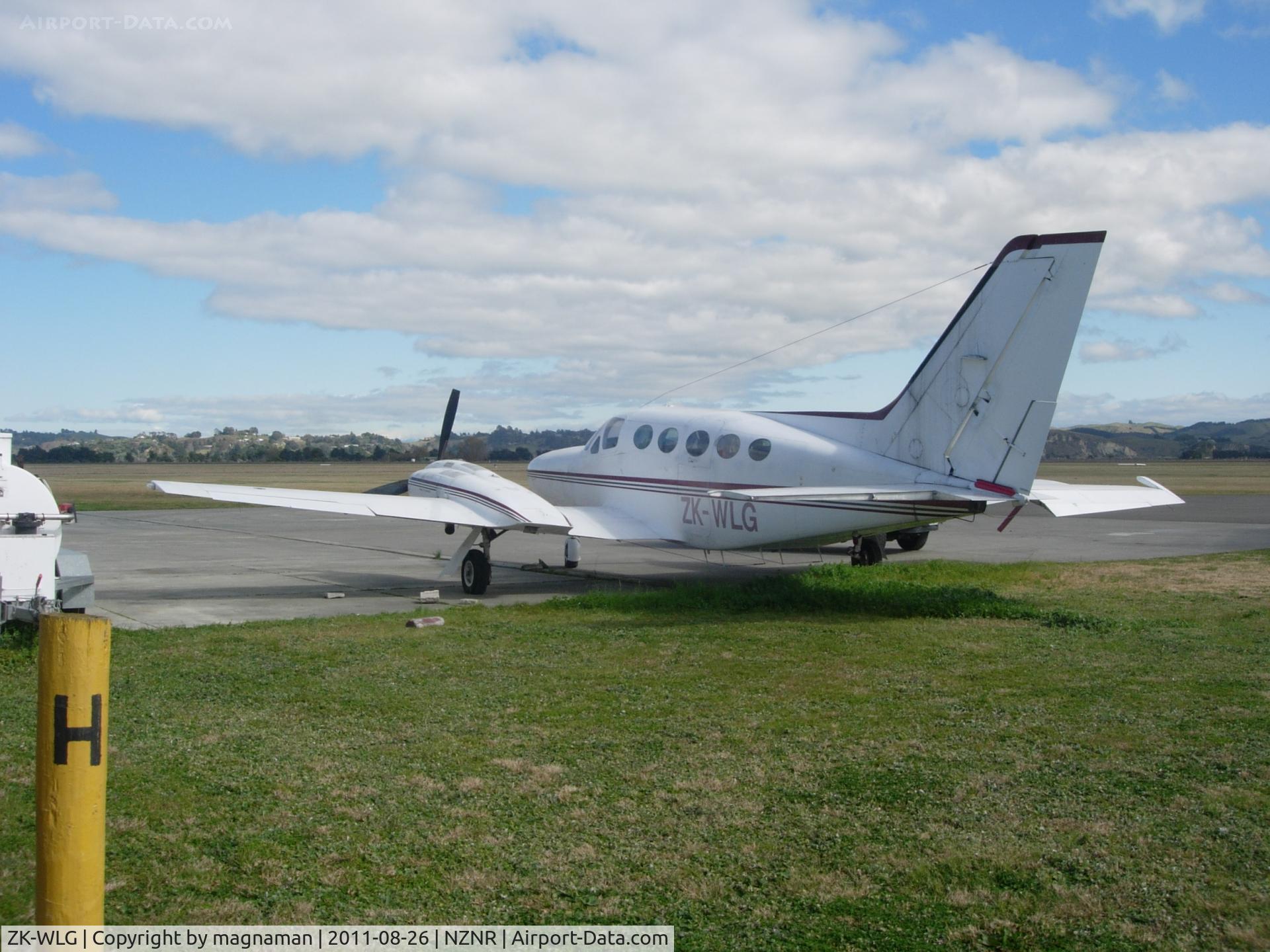 ZK-WLG, Cessna 421C Golden Eagle C/N 421C0492, Not sure if based at Napier.