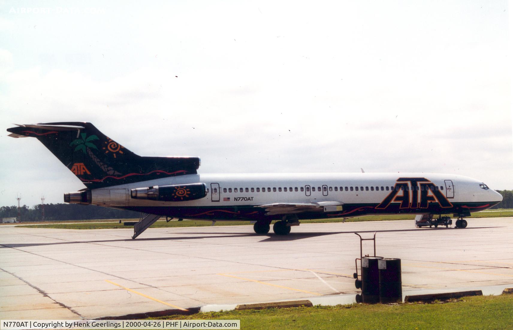 N770AT, 1979 Boeing 727-2B7 C/N 21953, ATA