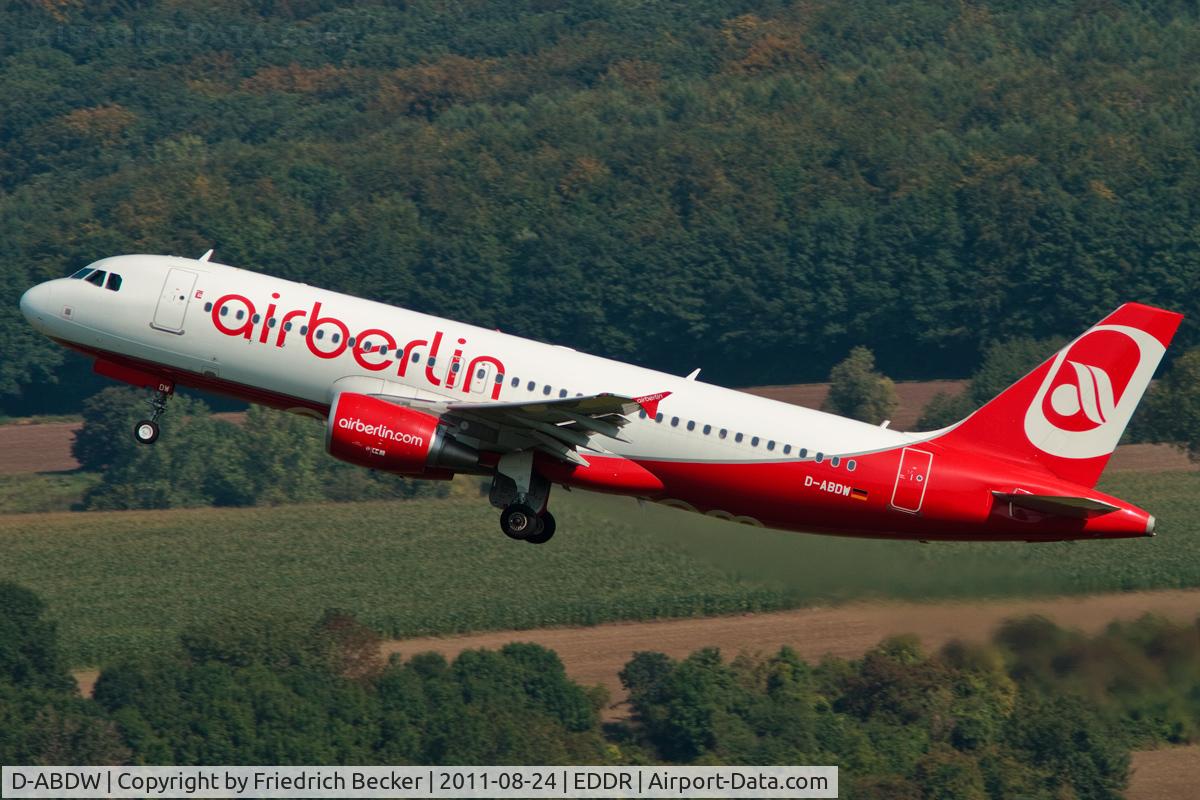 D-ABDW, 2009 Airbus A320-214 C/N 3945, departure via RW27