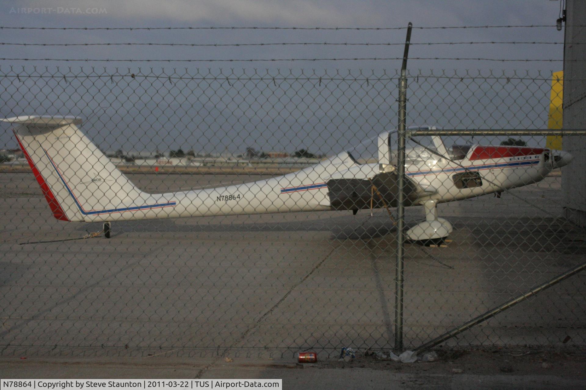 N78864, 1984 Grob G-109B C/N 6236, Taken at Tucson International Airport, in March 2011 whilst on an Aeroprint Aviation tour