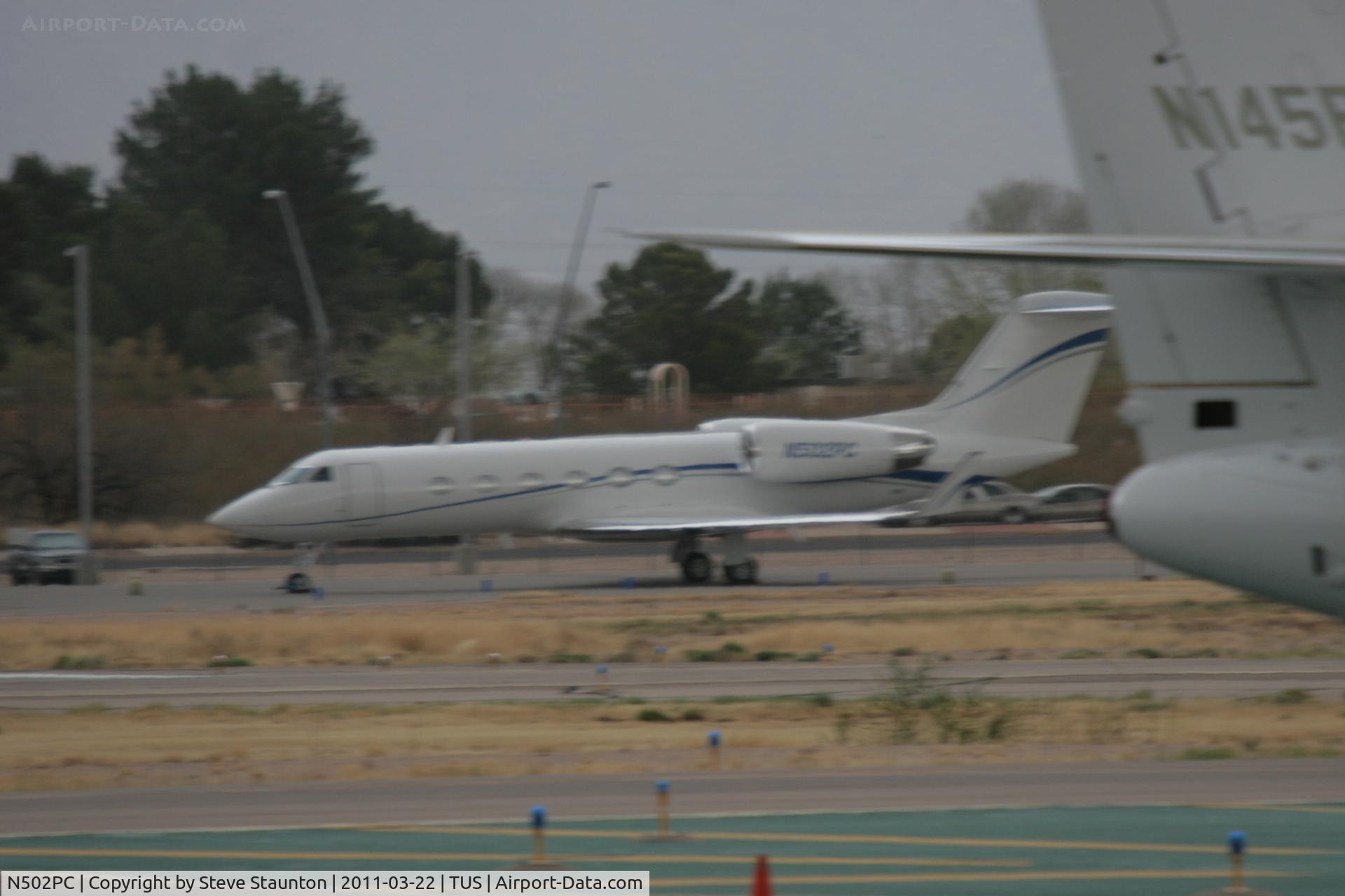 N502PC, 2001 Gulfstream Aerospace G-IV C/N 1435, Taken at Tucson International Airport, in March 2011 whilst on an Aeroprint Aviation tour