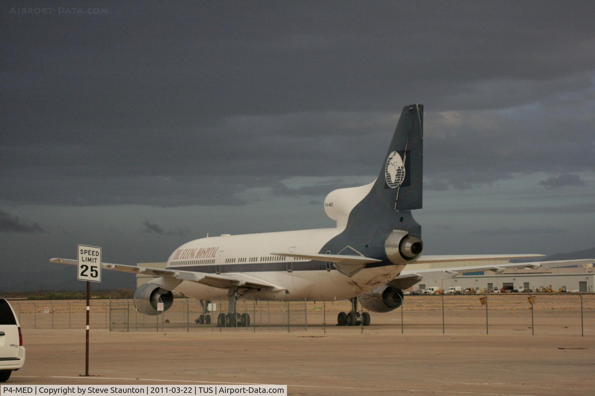 P4-MED, 1974 Lockheed L-1011-385-1-15 TriStar 100 C/N 193L-1064, Taken at Tucson International Airport, in March 2011 whilst on an Aeroprint Aviation tour