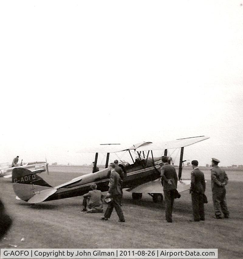 G-AOFO, De Havilland DH-82A Tiger Moth II C/N 82120, Tiger Moth.